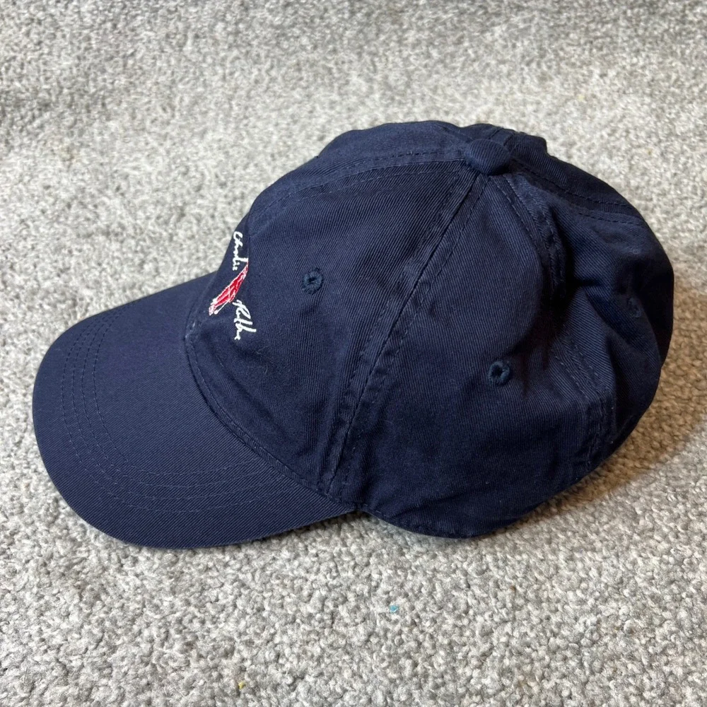 Charlie Rymer Golf Hat Navy Blue Embroidered Baseball Cap logo dad adjustable‎